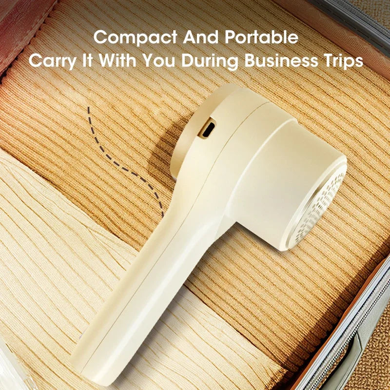 Lint Remover for Clothing Electric Pellet Fluff Remover Rechargeable Portable Fabric Hair Ball Shaver Removes Lint from Clothes