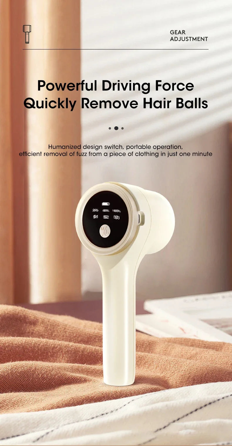 Lint Remover for Clothing Electric Pellet Fluff Remover Rechargeable Portable Fabric Hair Ball Shaver Removes Lint from Clothes
